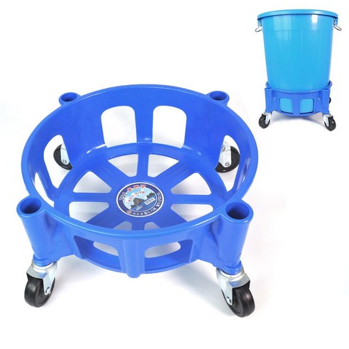 청소용품 청통 운반카트 쓰레기통 카트 75L 업소용카트 구르마 이동용카트 호텔카트, 1개