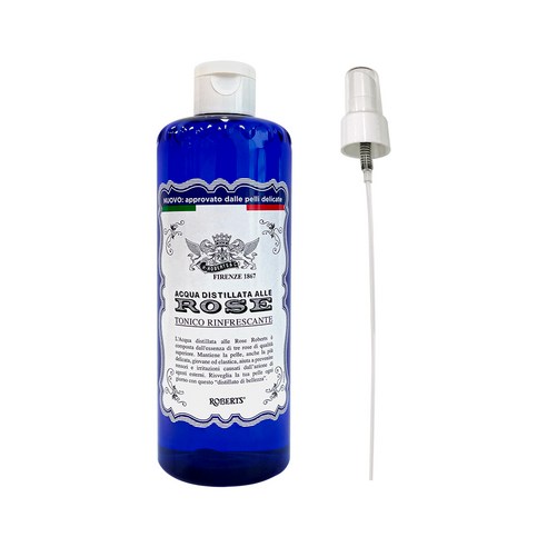 아쿠아알레로제 토닉 로버츠 장미수 토너 로즈 워터 스킨 400ml+스프레이캡, 1개, 400ml