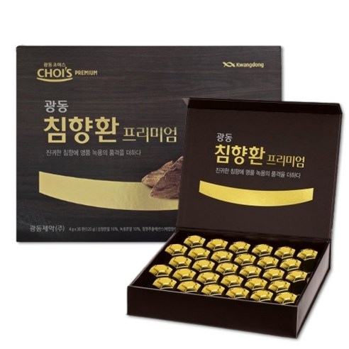 광동 침향환 프리미엄 4gX30환 진귀한 침향 명품 녹용 홍삼, 1개, 120g