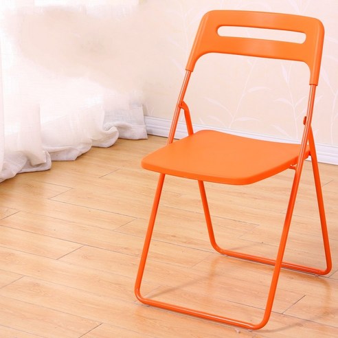 가팡 플라스틱 인테리어 접이식 의자, 오렌지 5904, 1개
