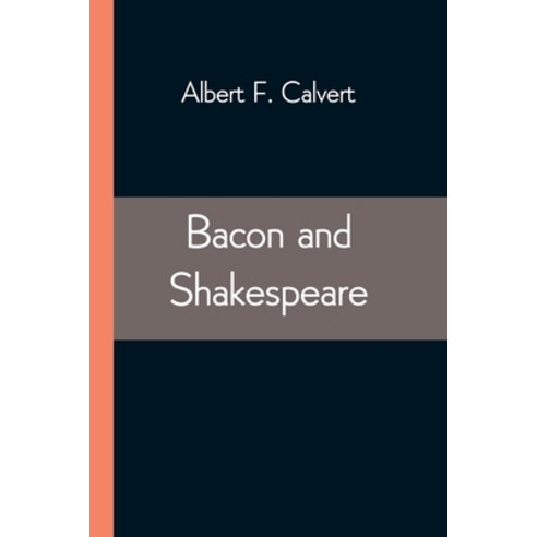 Bacon and Shakespeare Paperback, Alpha Edition, English, 9789354543623