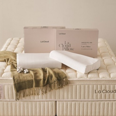 구름 위를 걷는 듯한 편안함, 라클라우드 프리미엄 천연 라텍스 숙면 경추 베개 라클라우드베개