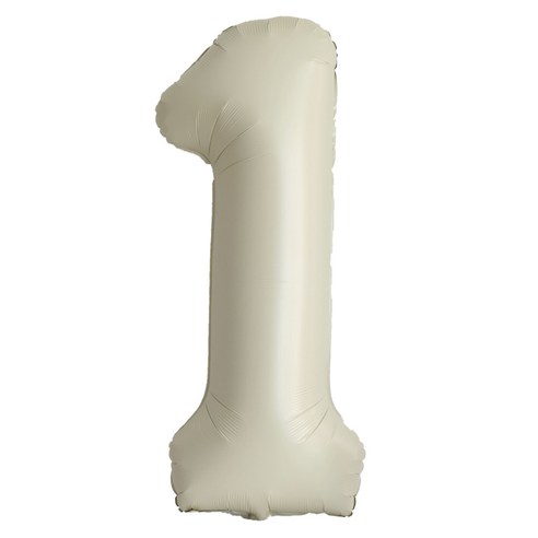 이벤트홀릭 초대형 숫자풍선 40인치 100cm, 1개, 크림 1