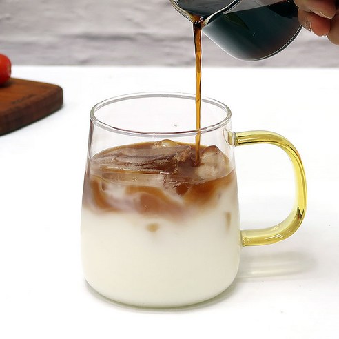 세련되고 실용적인 홈카페를 위한 샤르망 홈카페 투명 내열유리컵