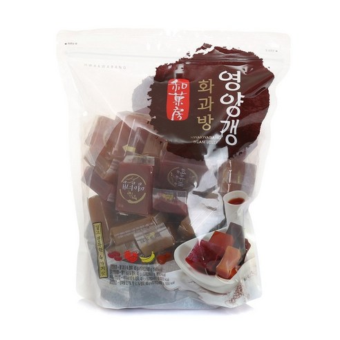 대두식품 화과방 영양갱 50입 팥 딸기 바나나 꿀밤 4종, 2kg, 1개