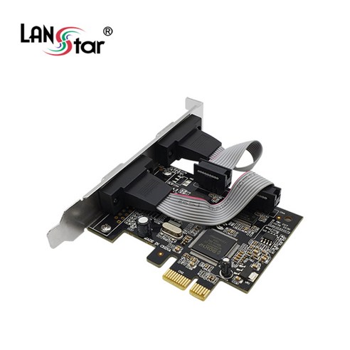 랜스타 PCI 익스프레스 RS232 시리얼 2포트 카드 LS-PCIE-EX902BN