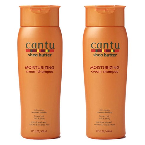 칸투 시어 버터 모이스처라이징 크림 샴푸, 400ml, 2개