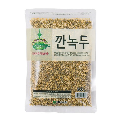 [건강잡곡] 화성 정남농협 깐녹두 500g, 1개