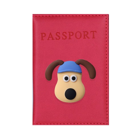 월레스와 그로밋 여권 케이스 지갑 커버 가족 커플 지갑 카바 여행