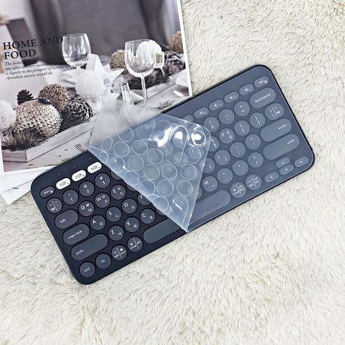 조용한 작업 환경을 완성하는 로지텍 K380 키스킨