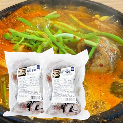 동방 깔끔하게 손질한 절단 동태 (팩당 1kg), 2개