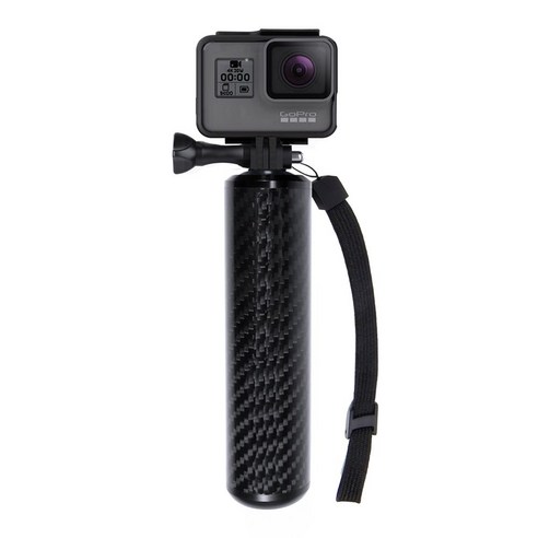 SANDMARC Carbon Grip - Floating Waterproof Handle SANDMARC Carbon Grip - GoPro Hero 6 Hero 5 4 S, Silver, Silver SANDMARC Carbon Grip -