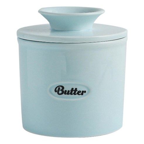반대 적당한 수용량을 위해 퍼질 수있는 귀여운 사기 그릇 버터 고치기 신선한, 11x11x12cm, 세라믹, 푸른