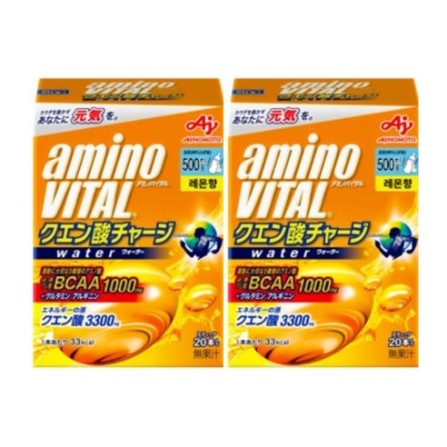 아미노바이탈 구연산 워터 BCAA, 200g, 2개