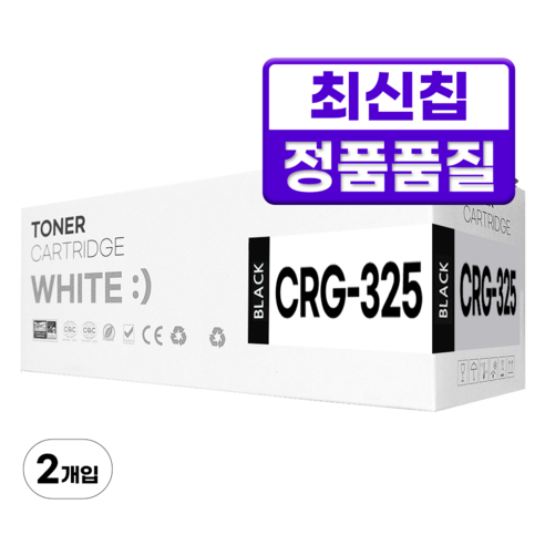 캐논 재생토너 CRG-325, 2개, 검정