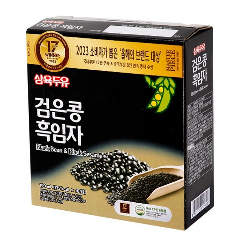 삼육두유 검은콩흑임자, 32개, 190ml