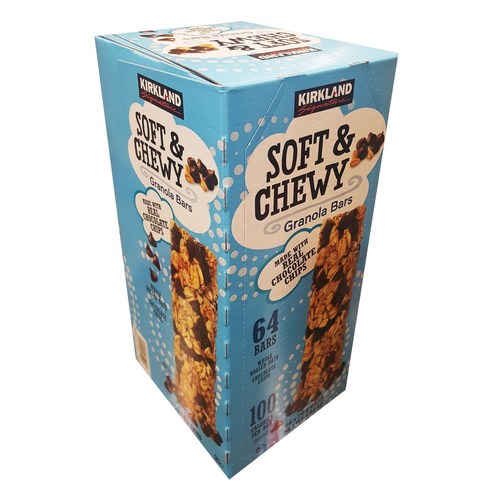 커클랜드 소프트앤츄이 그래놀라바 24g x 30개 프로틴바 시리얼바 단백질바 믹스바