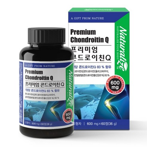 네추럴라이즈 프리미엄 콘드로이친Q 600mg x 60정, 1개, 1개