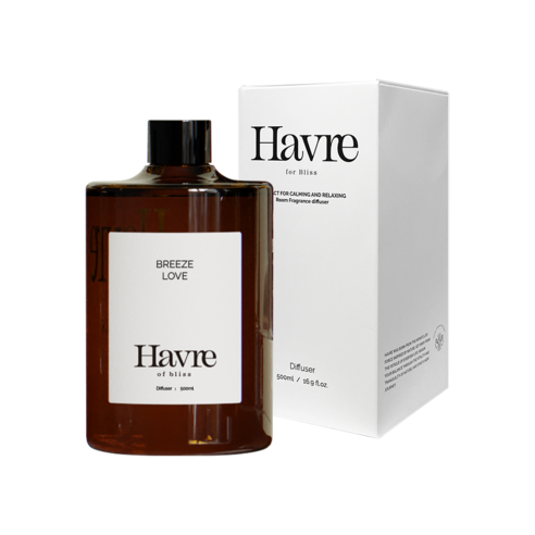 [Havre][리필액]아브르 디퓨저 4종향[택1] 대용량 디퓨저 리필액, 1개, 500ml, 클레르몽블루