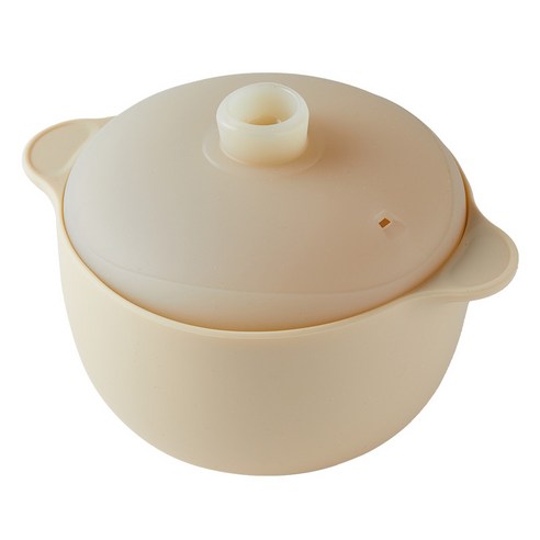 잼먹 이유식 미니 찜기 800ml, 베이지, 1개, 단품