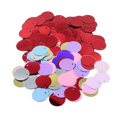 260pcs 16mm 느슨한 스팽글 레인보우 컵 스팽글 무지개 빛깔의 스팽글 DIY 예술 제작을위한 공예 용품, 여러 가지 빛깔의, 플라스틱