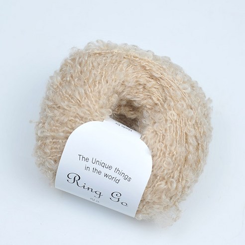 링고(50g)1팩(4볼) 링구사 테디베어 인형만들기, 1팩, 112 베이지