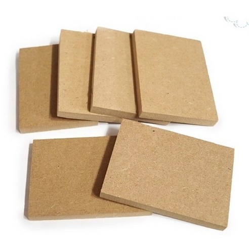 KD) 나무 데코판 소형 (직사각형) 우드밀리