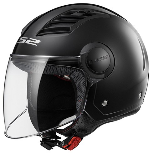 LS2HELMETS 오토바이헬멧 OF562 에어플로우 엘, 화이트 블랙 레드  콘돌