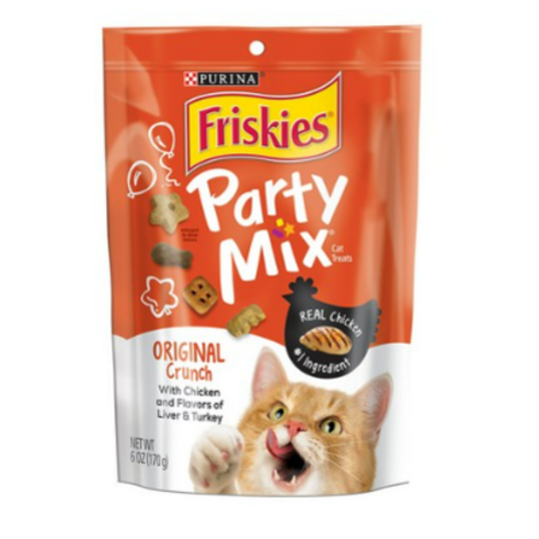 프리스키 파티믹스 멀티팩 고양이 간식 170g, 오리지날(리얼치킨 + 간 + 칠면조 혼합맛), 1개