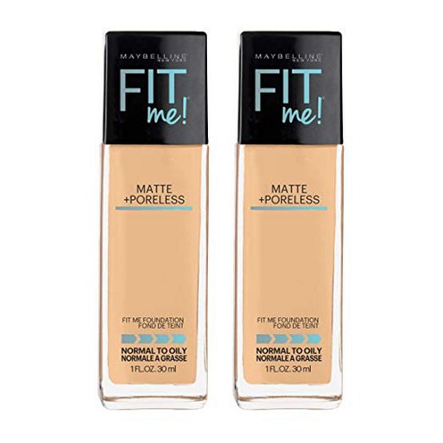 메이블린 핏 미! 매트+ 포어리스 파운데이션 30ml, Soft Tan, 2개