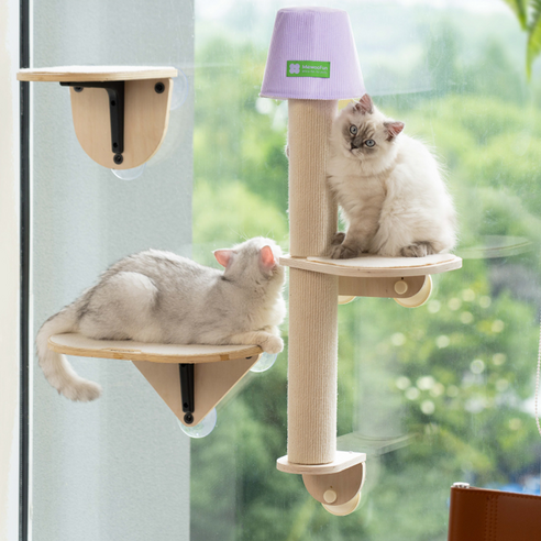 카무라라 고양이 창문 캣타워 캣워커, 1개