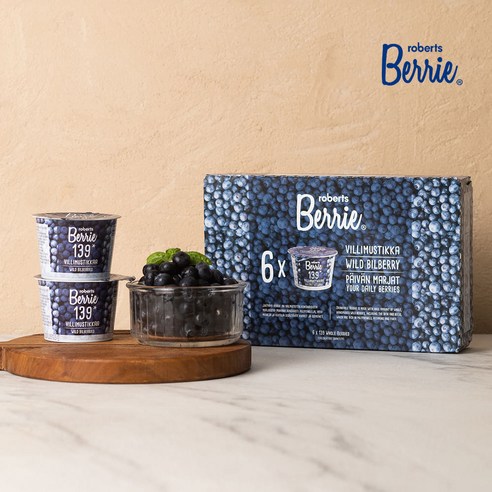 핀란드 숲의 선물, 로버츠베리에 빌베리 주스로 건강과 활력을 더하다