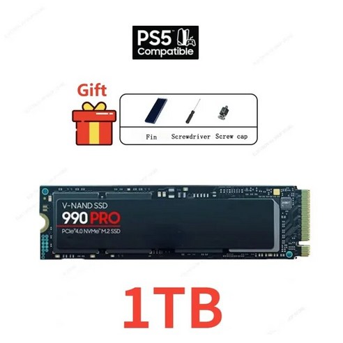 ssd  2023 노트북 PC용 하드 M2 SSD M.2 990pro 2280 SATA NVMe 드라이브, 없음, 1.1TB