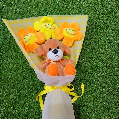 뽕삔 곰인형 꽃다발, 오렌지