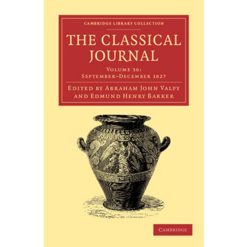 (영문도서) The Classical Journal Paperback, Cambridge University Press, English, 9781108058179
