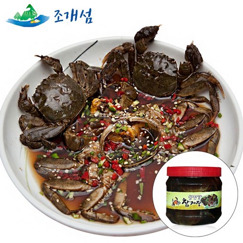 하동 섬진강 조개섬 자연산 100% 민물 간장게장 참게장, 1kg, 1개