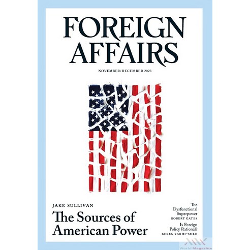 Foreign Affairs Usa 2023년11/12월호 (포린어페어스 미국판 외교정책과 국제정세 월드매거진) - 당일발송