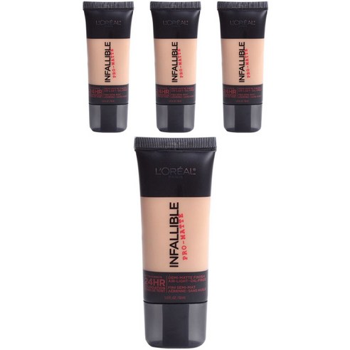 로레알파리 인팰러블 프로-매트 업 투 24HR 파운데이션 30ml, Sun Beige, 4개
