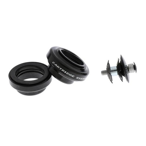 1-1/8" 알루미늄 자전거 자전거 나사 없는 헤드셋 34mm 헤드튜브 실버 블랙, 설명