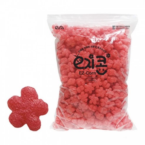 이지콘 블럭 꽃 (500pcs) 2봉, 빨강
