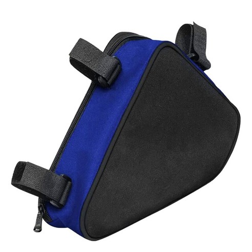 Xzante 자전거 삼각대 가방 앞 핸들바 방수 포켓 보관 튜브 블루 + 블랙, 블루 & 블랙
