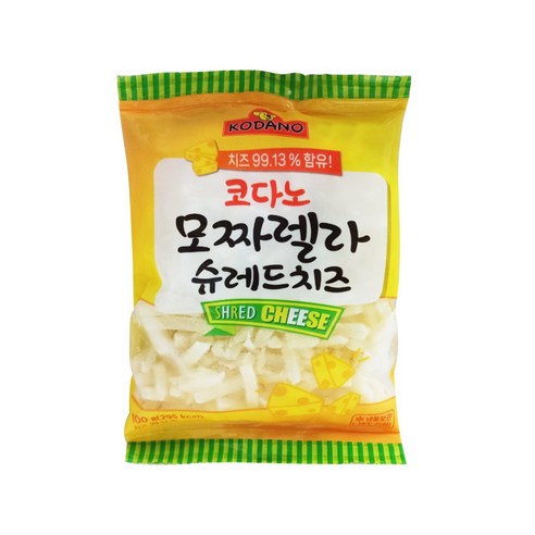 [치타마켓] 코다노 모짜렐라 슈레드 치즈, 100g, 2개