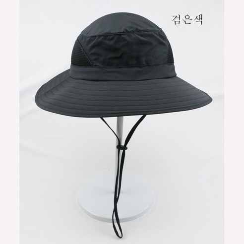 DFMEI 벙거지모자방수모자외선차단모자 챙등산모자외속건조배기선캡입니다, DFMEI 블랙