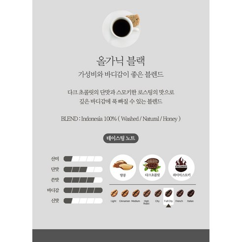 인카페의 정석: 고품질 유기농 커피의 맛있는 여정