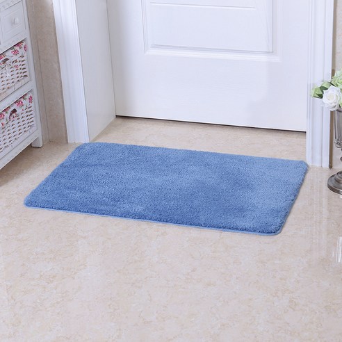 두꺼운 가정용 카펫 바닥 매트리스 매트리스 욕실 미끄럼 방지 흡수 매트리스, 청색