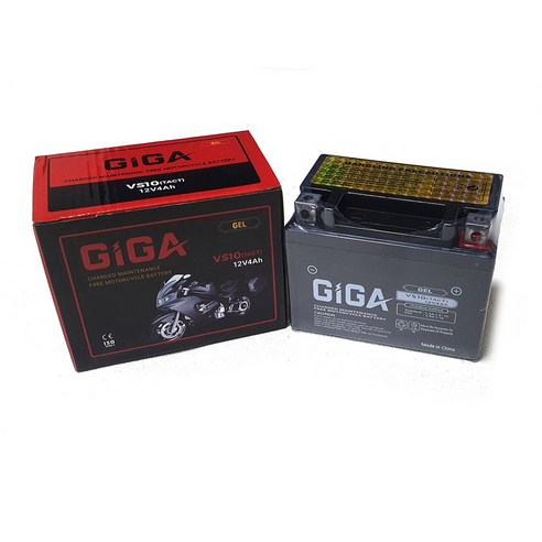 슈퍼커브센터백 혼다 슈퍼커브110 배터리 GTX4A-BS 12V4A/GIGA 밀폐형젤밧데리, 1개 Best Top5