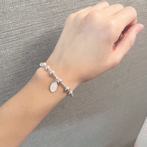 은은한 빛으로 마음을 밝히는 기도, 실버볼 묵주팔찌