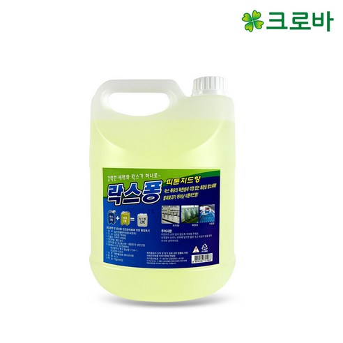 크로바 락스퐁 피톤치드향 4L 13L 욕실바닥청소 욕실세제 락스와 세제를 한번에!, 4L, 1개