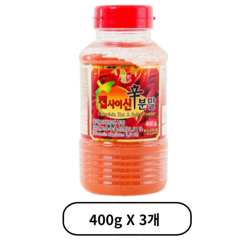 첫맛 캡사이신 분말, 400g, 1개
