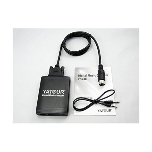 KUNFINE Yatour Car Digital Music Changer USB SD Aux MP21 인터페이스 카 스테레오 블루투스 (옵션) 알파인 M-Bus용 라디오